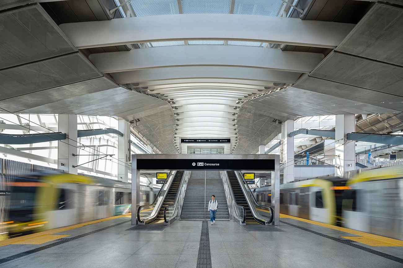 protective design for LAX/Metro Transit Center completed before LA Olympics, Super Bowl, FIFA World Cup